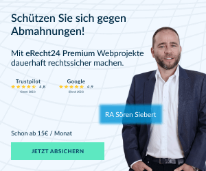 eRecht24 Premium – Webprojekte rechtssicher machen